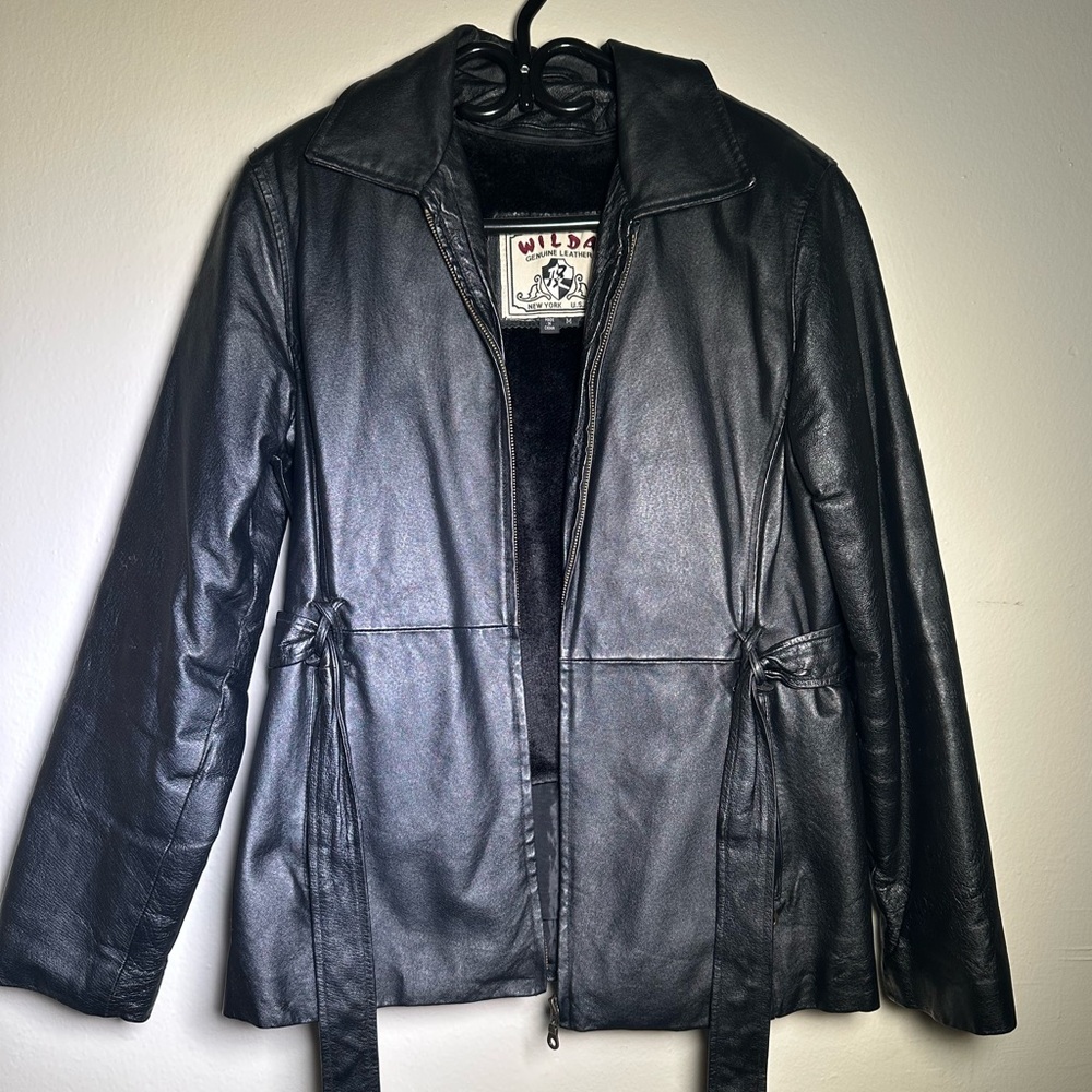 Wilda Black Leather Jacket